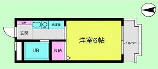 コーポ甘利【3階】の間取り