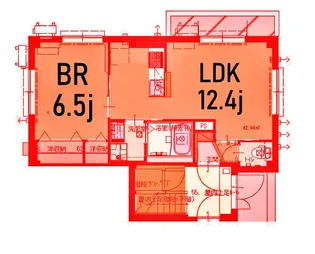 デュランタ菊名【2階】の間取り
