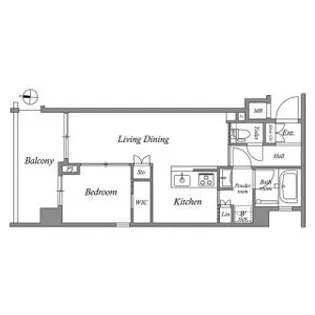 MFPRコート菊川【3階】の間取り