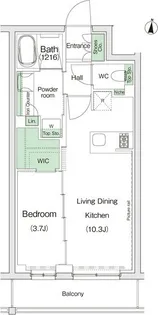 スタイリオ池上WeLL【4階】の間取り