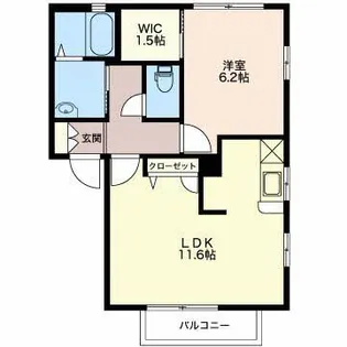 新潟県新潟市中央区米山5【アパート】の間取り