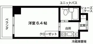 シャンブル72【4階】の間取り