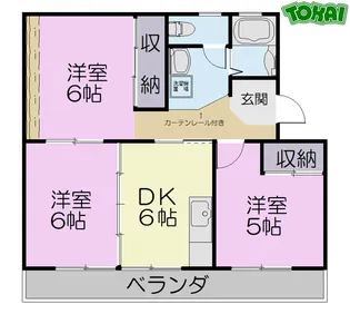 ファミリー久保山II【2階】の間取り