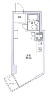 三越東中野マンション【5階】の間取り
