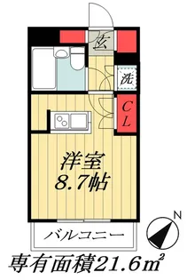 千葉県浦安市北栄3【マンション】の間取り