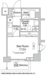 東京都品川区東五反田4【マンション】の間取り
