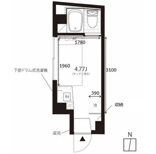 KS283【4階】の間取り