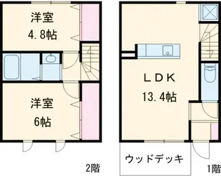 REMALE西鶴崎Aの間取り