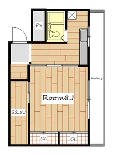 本町ハイツ【2階】の間取り