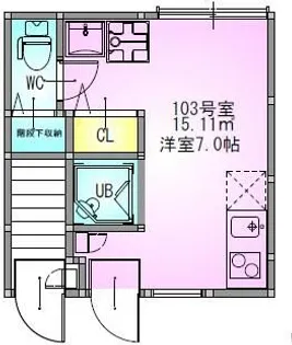 VILLEST 上石神井【1階】の間取り