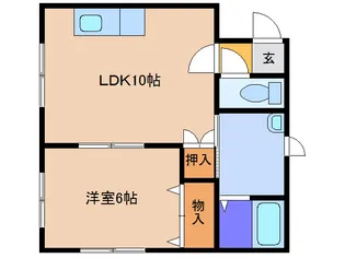 タカハシレジデンスI【2階】の間取り
