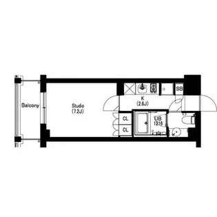 エスティメゾン武蔵小山II【3階】の間取り