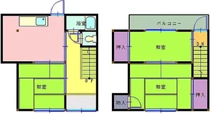 小谷アパート【1階】の間取り