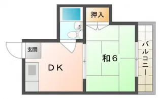三木マンション【3階】の間取り