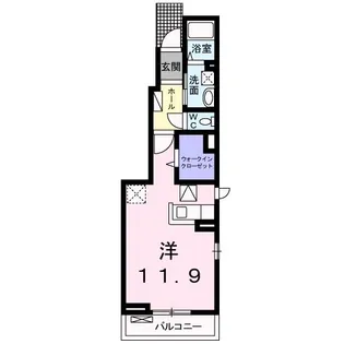 コッティ美合【1階】の間取り