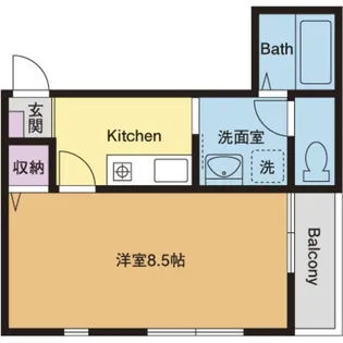アン・プルミエール【3階】の間取り