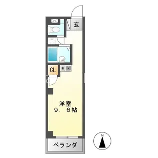 エレガンスみやもと【3階】の間取り