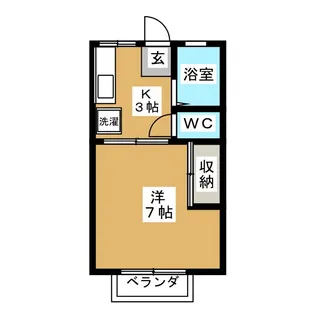 東京都中野区本町5【アパート】の間取り