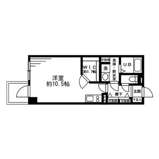 レジディア六本木檜町公園【3階】の間取り