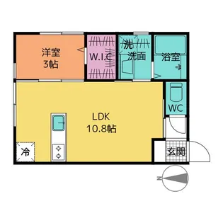 Amour Lien【1階】の間取り