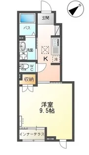 オアシス【1階】の間取り
