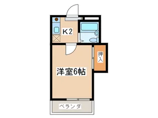 グリ-ンビュ-湘南【1階】の間取り