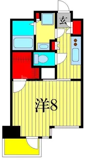 ミルーナヒルズ金町【2階】の間取り
