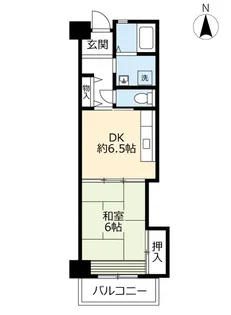 URアクティ学園西町【1階】の間取り