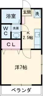 ルフラン瑞江【1階】の間取り