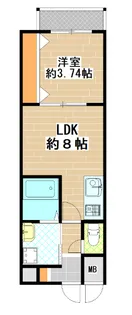大阪府守口市京阪本通1【マンション】の間取り