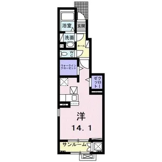虹【1階】の間取り