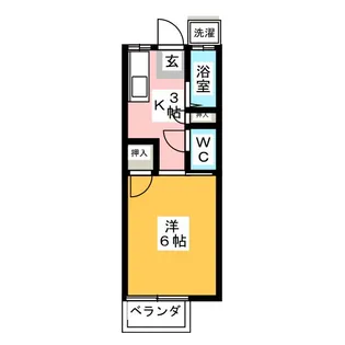 シティハイツNT B【2階】の間取り