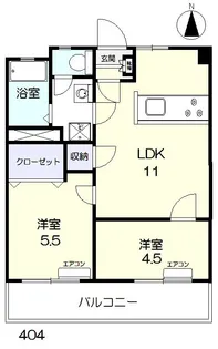 Baysaide okayama【4階】の間取り