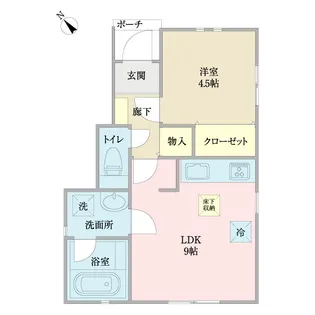 アーネストヒルズ【1階】の間取り