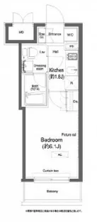 プラウドフラット小石川【2階】の間取り