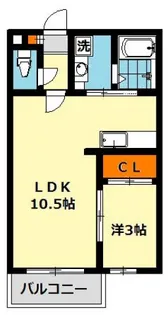M壱番館【1階】の間取り