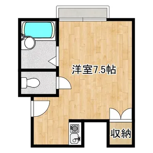 ユニバーハイツオオセヤ【1階】の間取り