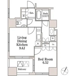 LaSante一番町【1階】の間取り