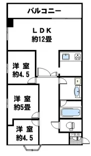 グローリアスハイツ【2階】の間取り