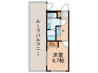 Green terrace 目黒不動前【4階】の間取り