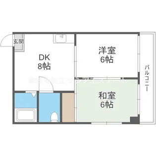 ウィステリア北島2号館【3階】の間取り