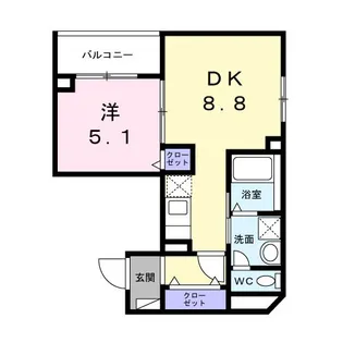 ジョリエメゾン千石【2階】の間取り