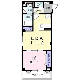 プラトウハウス【1階】の間取り