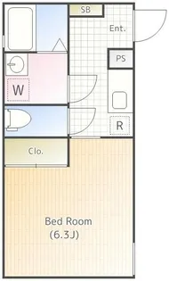 桜ヒルズ本駒込【2階】の間取り