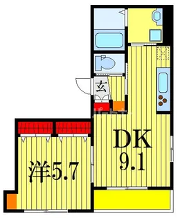L・HV【4階】の間取り