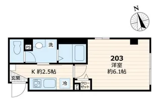キャトルセゾン【2階】の間取り
