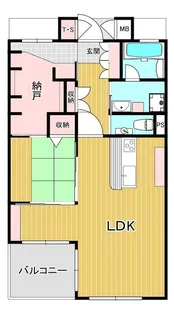 フェイム新宿柏木町【5階】の間取り