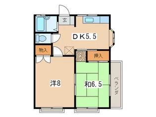 大地原VII【2階】の間取り