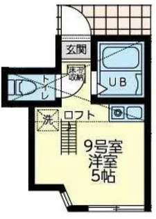 ユナイト小机グレートギャッビー【2階】の間取り