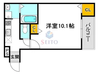 フジパレス吹田中の島公園II番館【2階】の間取り